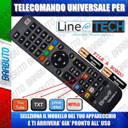 TELECOMANDO UNIVERSALE TECHNO PER LINETECH SCEGLI IL MODELLO DEL TUO APPARECCHIO DALL'ELENCO E LO RICEVERAI GIA PRONTO.